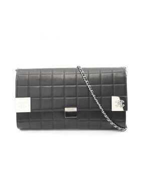 Chanel Shoulder Bag Koba Black Lambskin Che